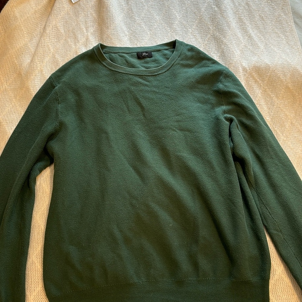 Green Jcrew sweater